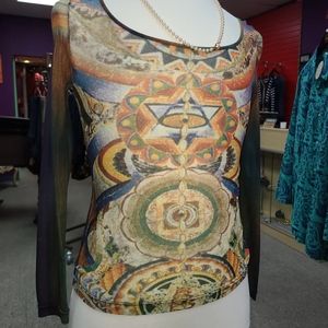 Vivienne Tam size 2 vintage T